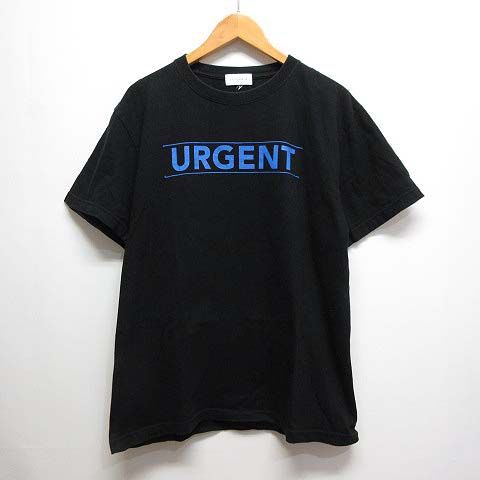リトルビッグ LITTLEBIG 半袖 Tシャツ URGENT L 黒 ブラック LB183 