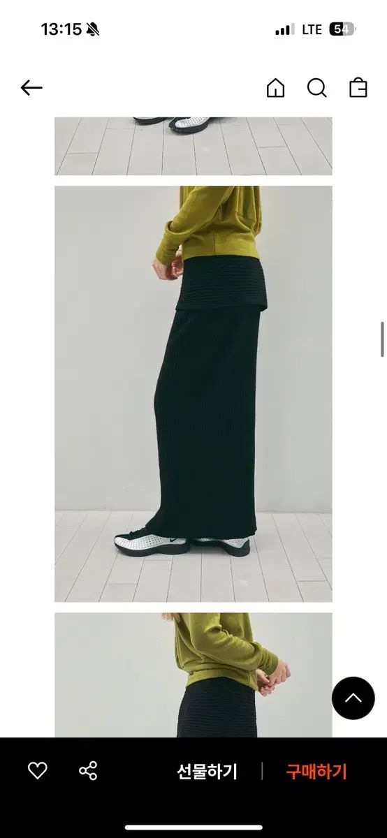 【店内全品大特価!!】 チッタ リブ スカート 茶色 販売しています 8 1万ウォン 旬な