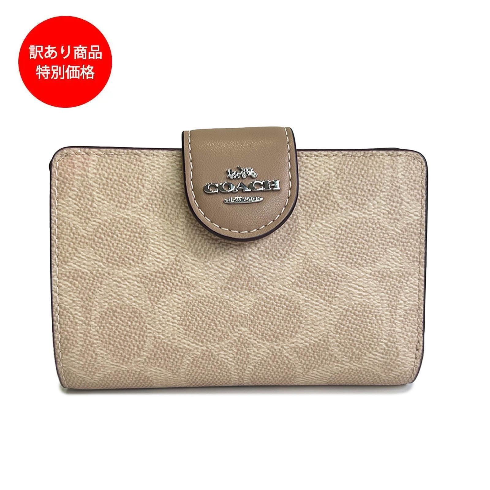 売上実績NO.1 新品未使用品 訳あり コーチ レディース 折り財布 COACH 小物