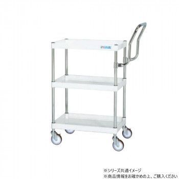 サカエ CSパールワゴン中量 ハイタイプ取手 パールホワイト CSP-7583HTNUW