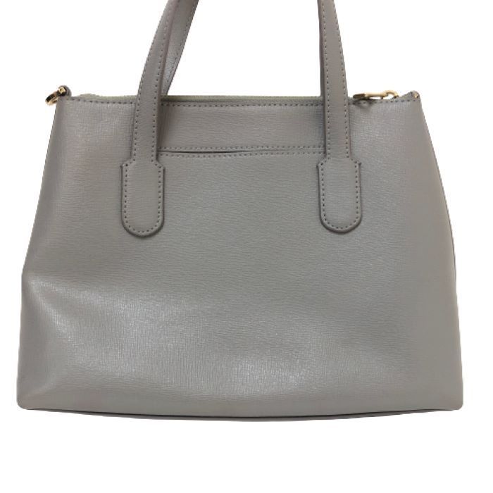 フルラ FURLA 2way ショルダーバッグ ハンドバッグ グレー【中古】【美 ...