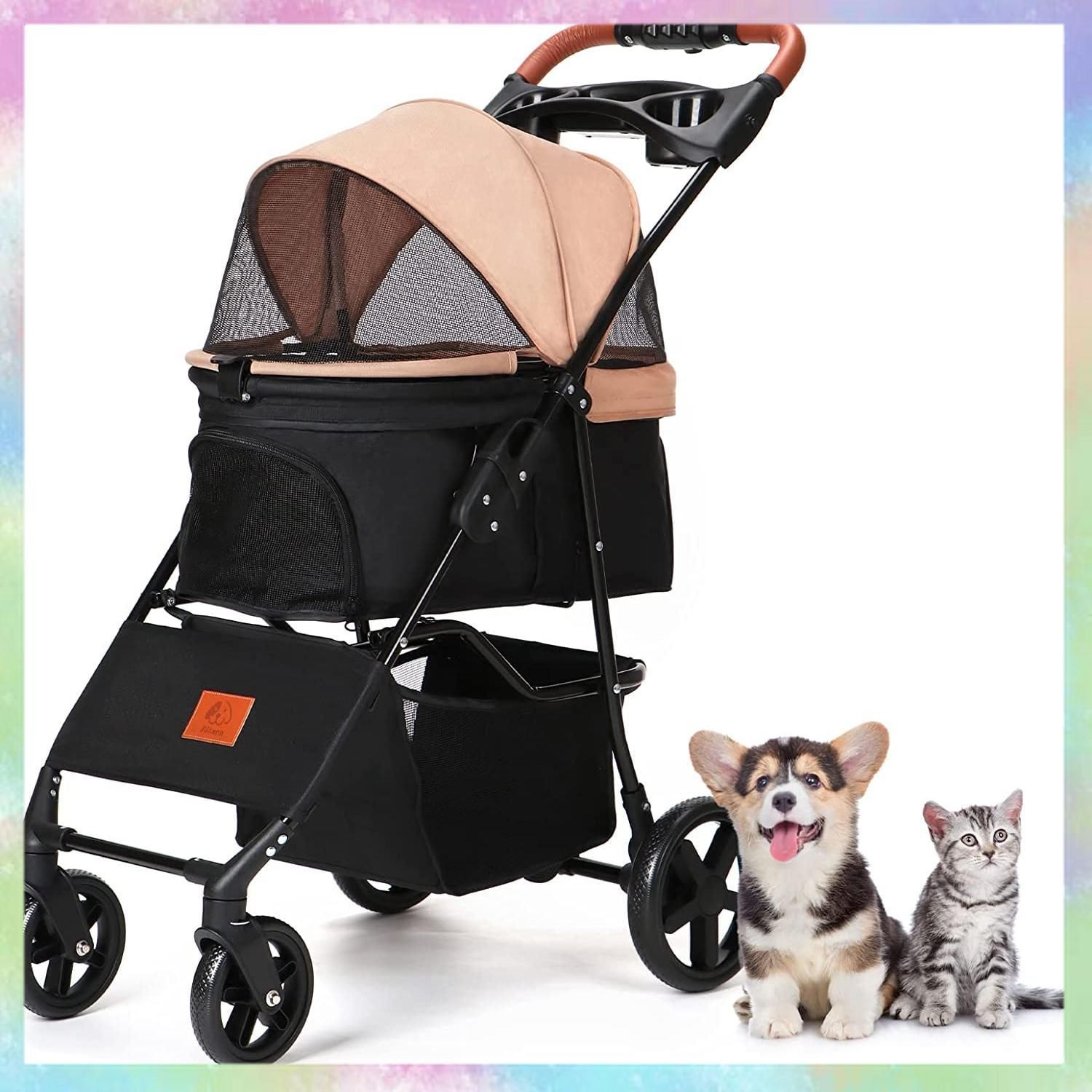 折りたたみ式 犬用 ベビーカー 小型犬 Aikenn 犬用ベビーカー 小型犬