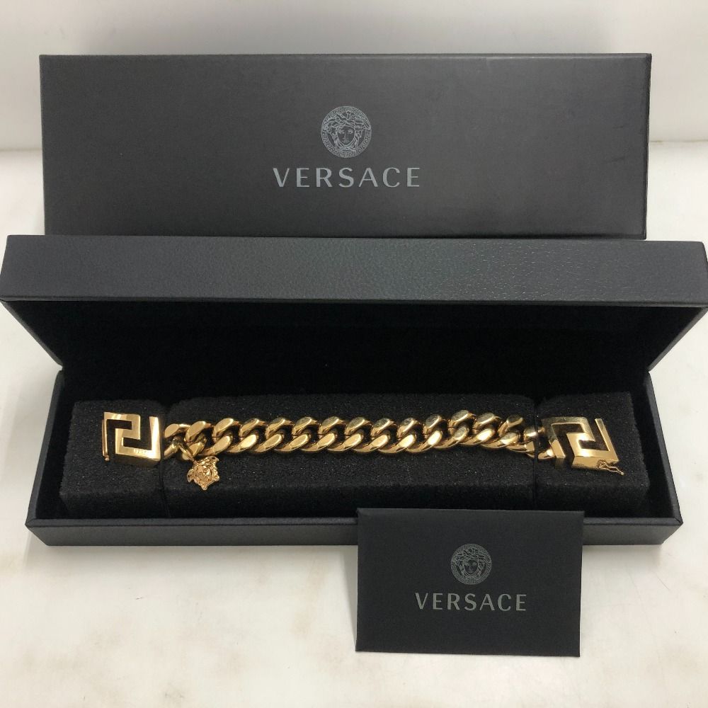 02w12997 ヴェルサーチ VERSACE グレカチェーン ブレスレット ゴールド