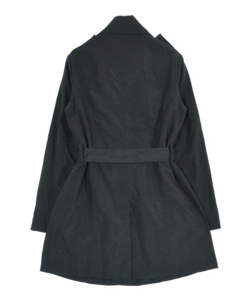 未使用 トレンチコート 黒 ほぼ未使用】フレッドペリー FRED PERRY