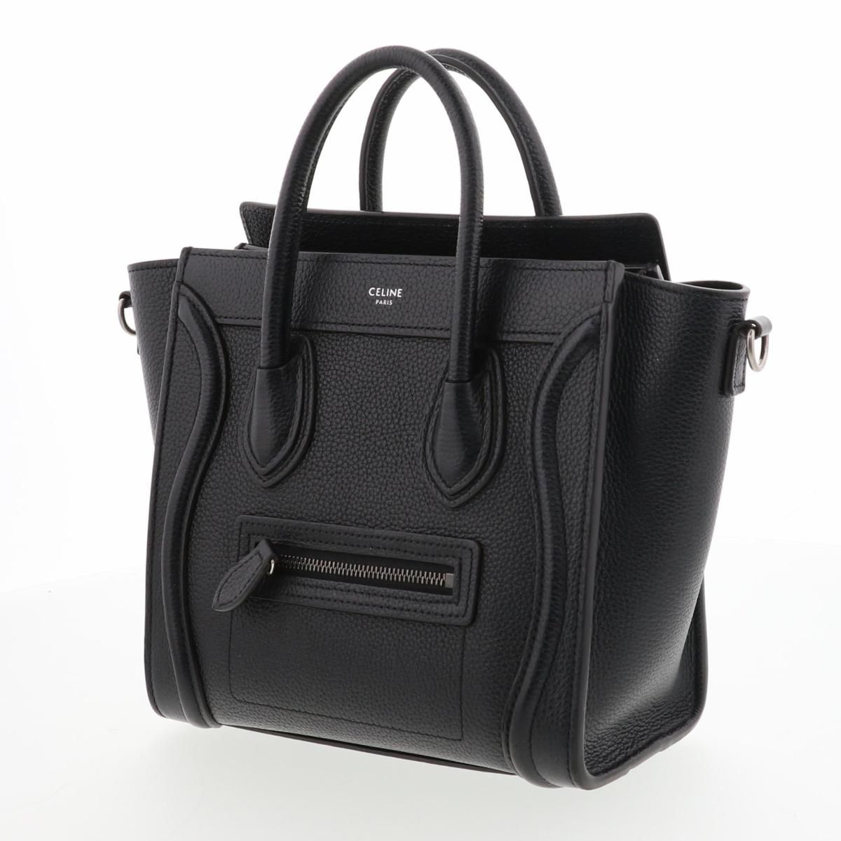 ★関税込★CELINE★ナノ ラゲージ バッグ ショルダー カバン★ CELINE （セリーヌ）ラゲージ ナノショッパー バッグ ショルダー