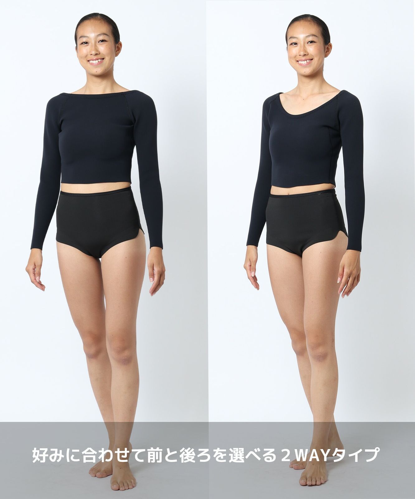 ムラスポ エアータイト CROPPED TOPS 1 8 mm レディース サーフィン ウェットスーツ ジャケット ムラサキスポーツ