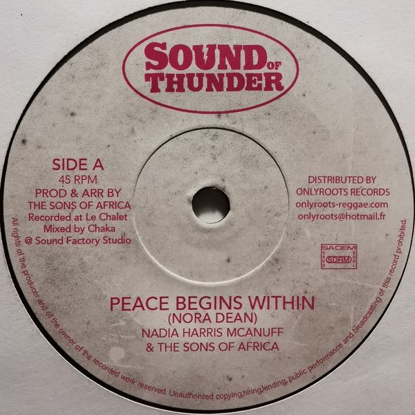 【中古】 『nonohana』　歌姫たちのソング・オブ・短歌/ＣＤ/CRCP-20349 仏7” Nadia Harris Mcanuff & The Son Peace Begins Within