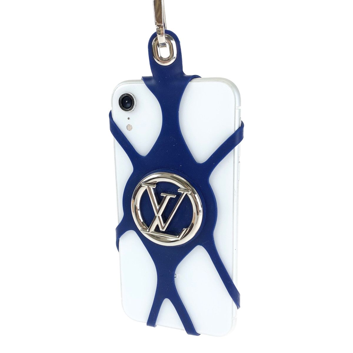 美品 LOUIS VUITTON ルイヴィトン Vエスカル ブルー シルバー メタル /ゴム M69268 iPhoneケースホルダー スマホホルダー  フォンホルダー 男女兼用 400567 【中古】【中古】 - メルカリ