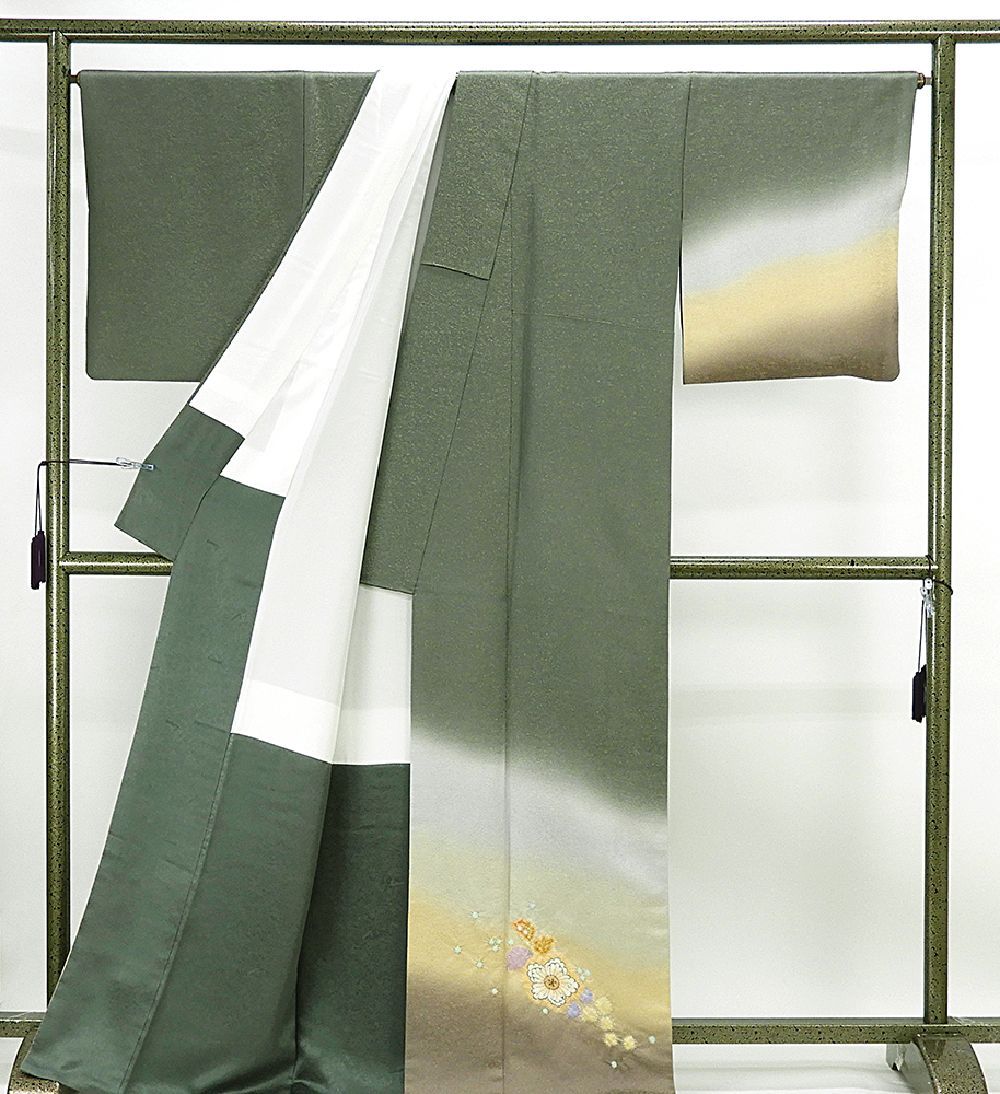 訪問着 正絹 久保田一竹 一竹辻が花 一竹工房 絞り辻が花 訪問着