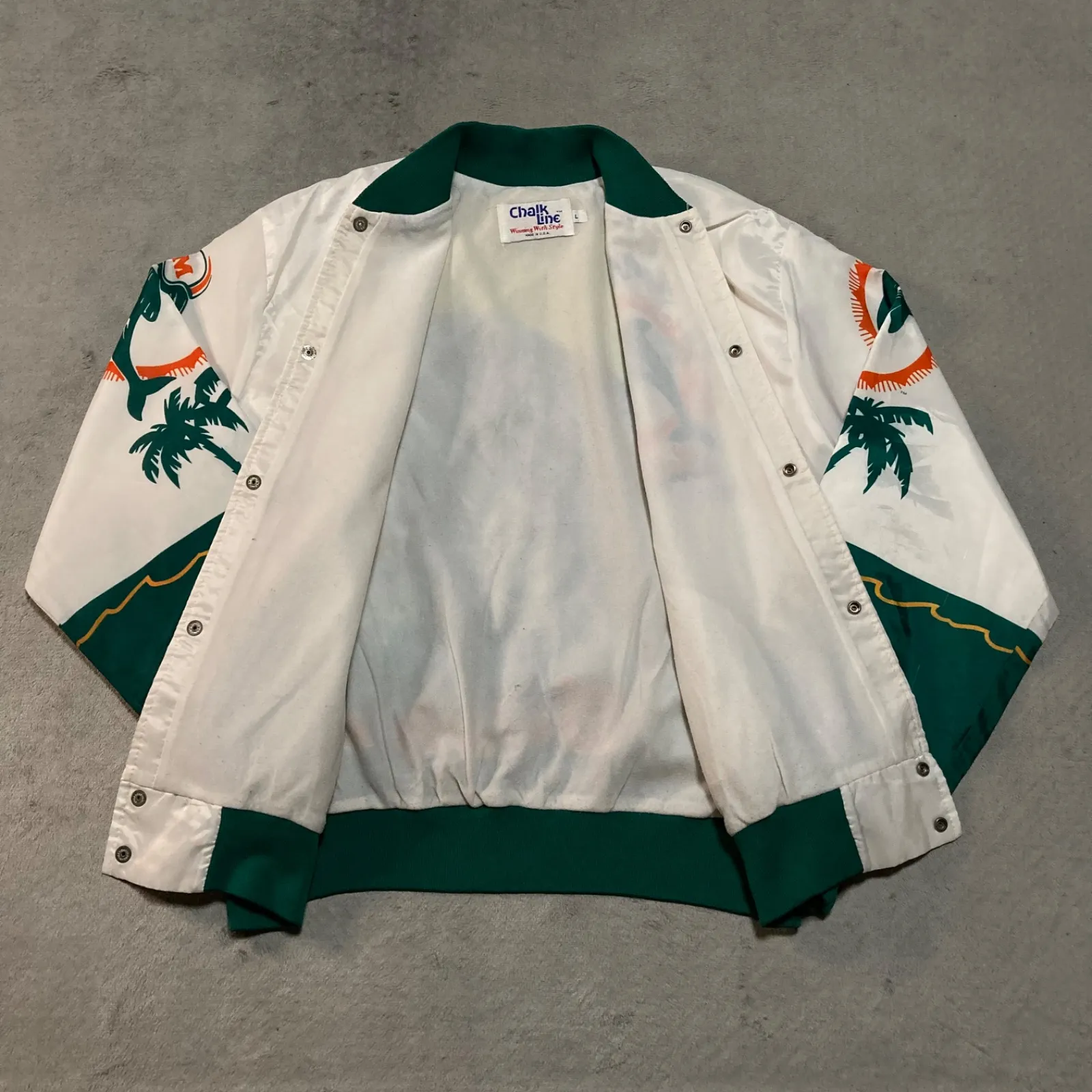 90's Chalk Line チョークライン ドルフィンズ スタジャン