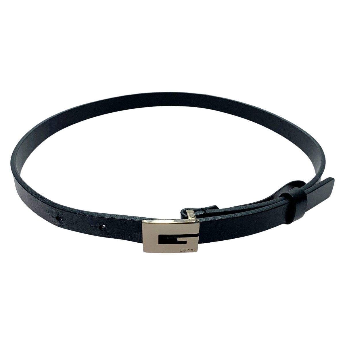 おまつ　GUCCI ブラックベルト Authentic GUCCI Double Tiger Head Buckle Leather Belt 70・28