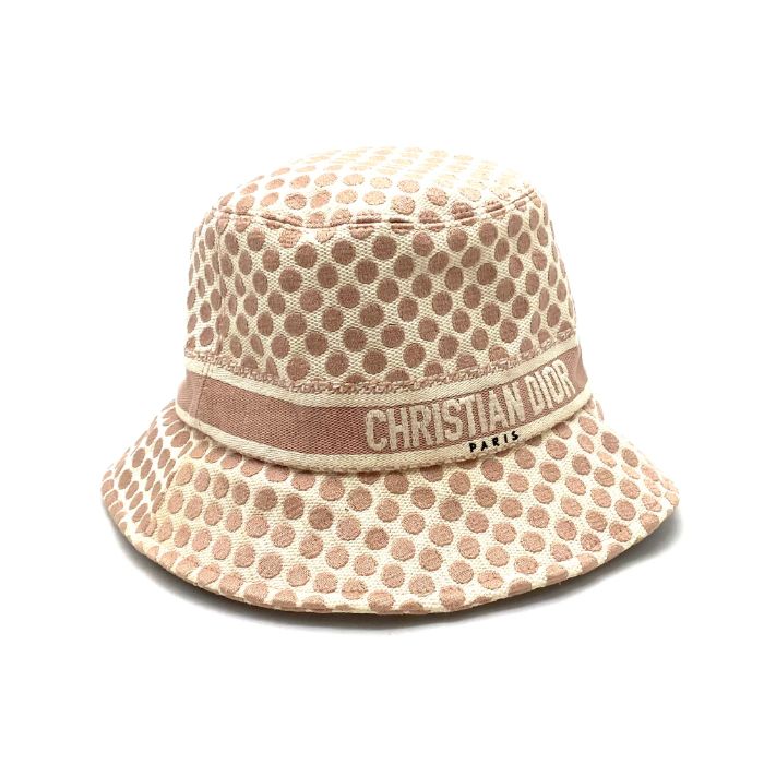Dior デイオール ロゴ キャンバス バスケット ハット eH0973N
