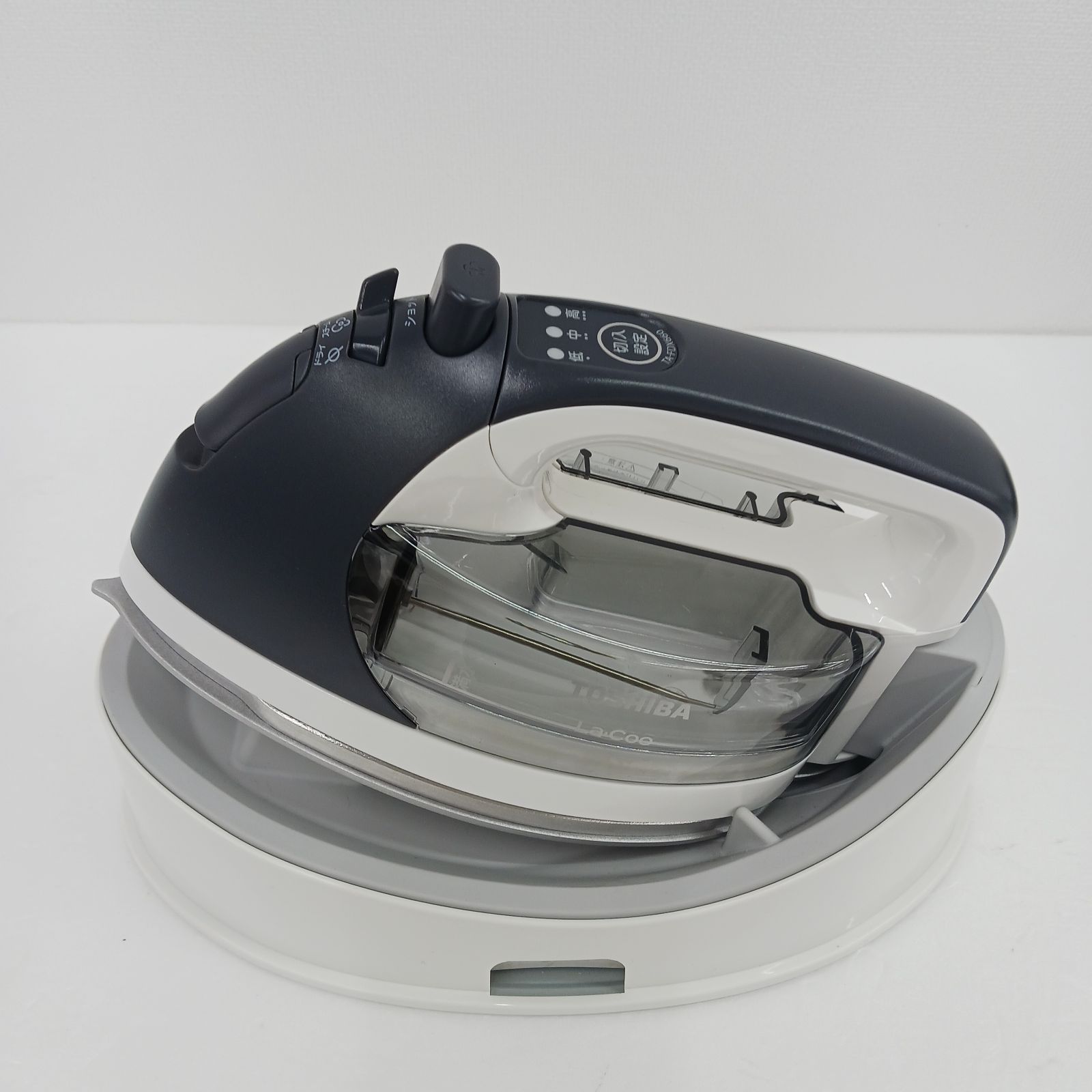 東芝 TA-FDX660(H) コードレススチームアイロン （ダークグレー） 東芝 TA-FDX660(H) コードレススチームアイロン La・Coo ラクー