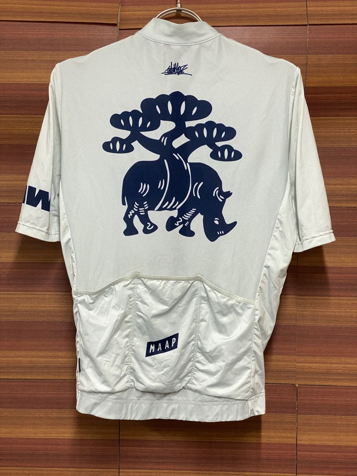 美品MAAP 【美品】MAAP チームフィット M 青×黄 サイクルジャージ