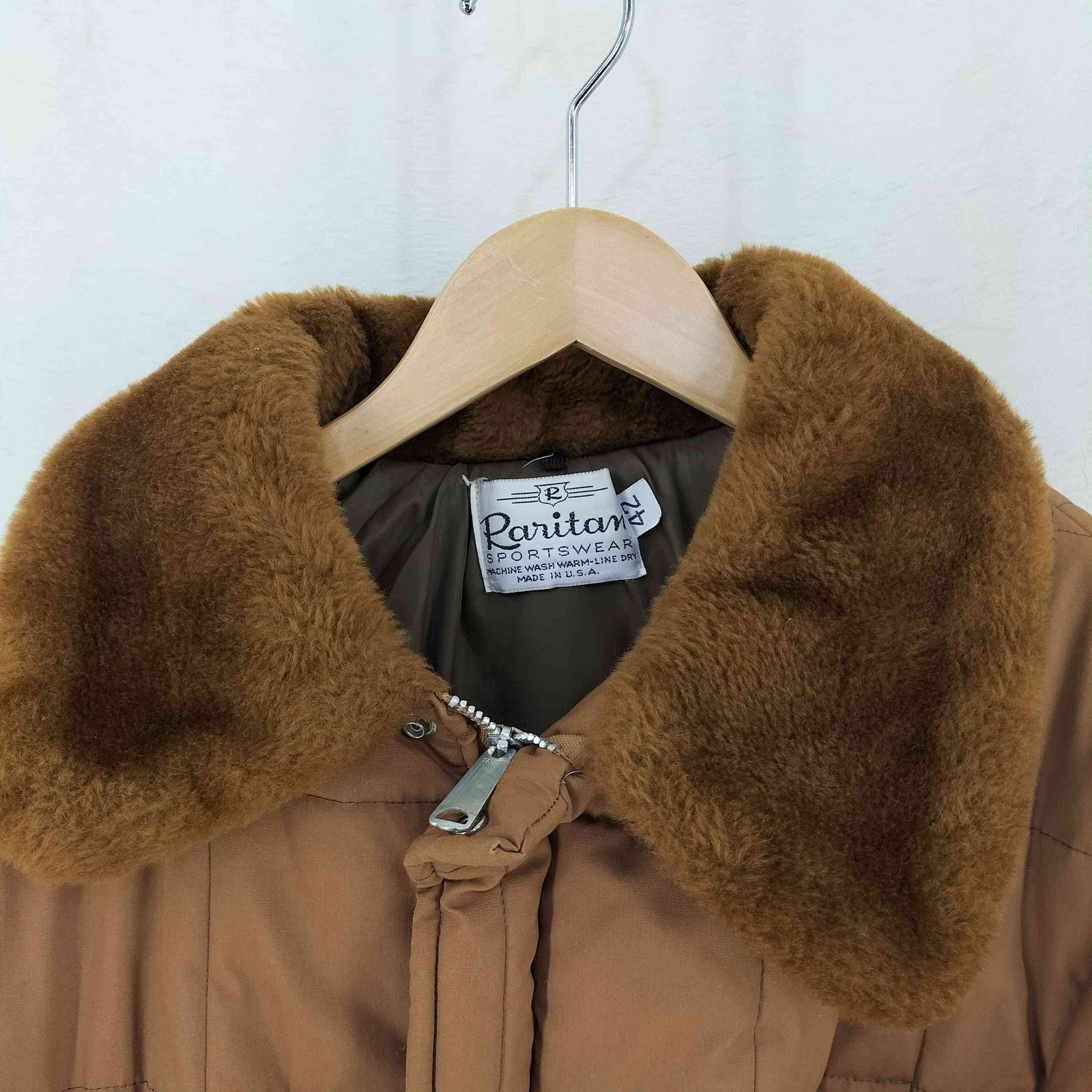 【70s vintage】ムートンジャケット　talon 襟ボア　お兄系　古着 70s vintage】ムートンジャケット talon 襟ボア お兄系 古着