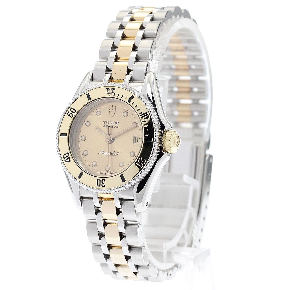 ★チュードル モナーク デイト SS/SS クォーツ メンズ 15630