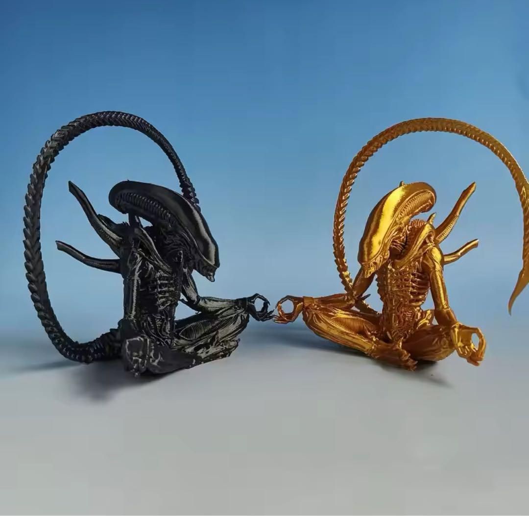 エイリアン ゼノモーフ 仏教 2体セット