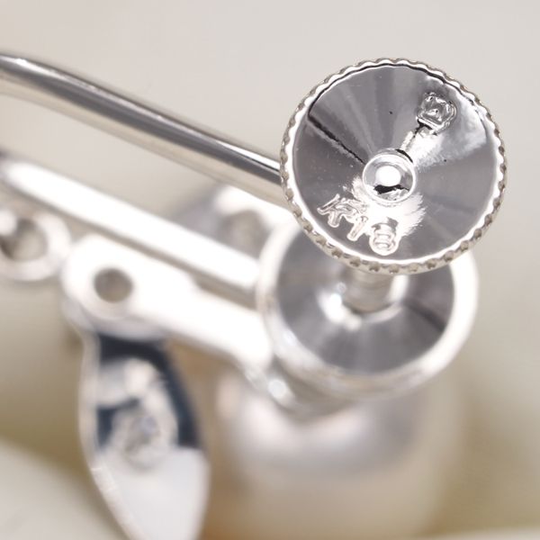 ミキモト イヤリング パール 真珠 7.4-7.8mm ダイヤ ダイヤモンド  