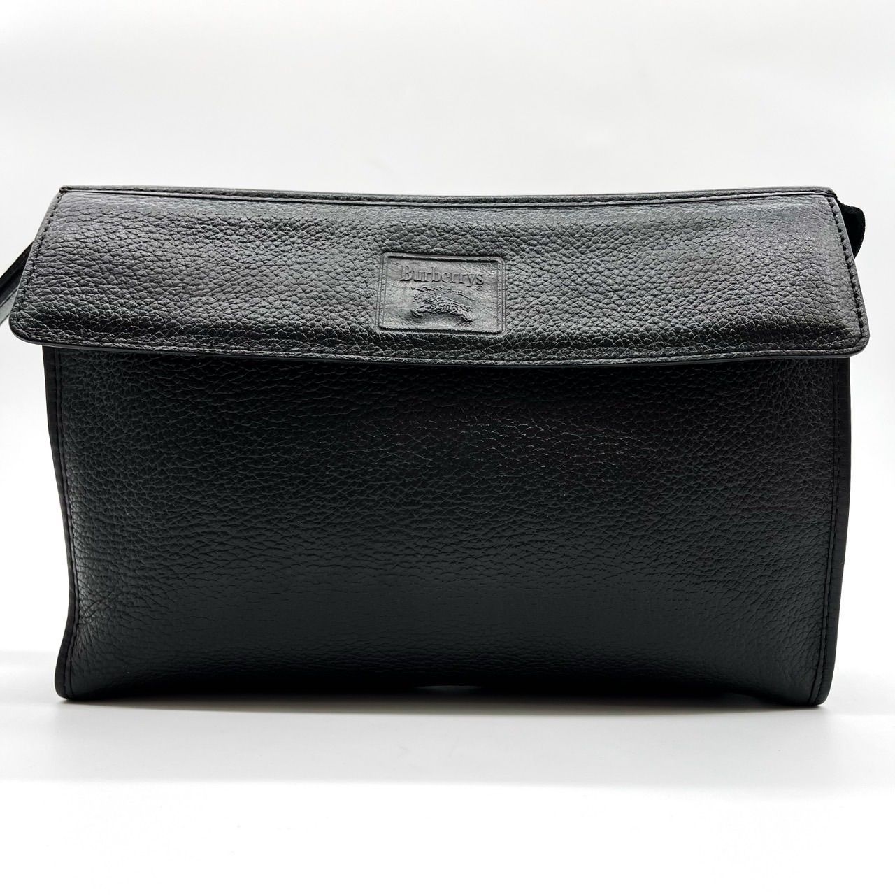 良品》Burberrys ノバチェック クラッチバッグ 金具プレートロゴ 90s 美品◎バーバリーズ クラッチバッグ ノバチェック 90s