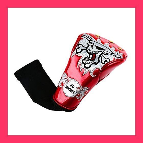 Funky!★キングスカル・ブラック★ドライバー他ヘッドカバー4セット新品☆ 新品 ゴルフ ヘッドカバー ドライバー DR スカル ドクロ 黒