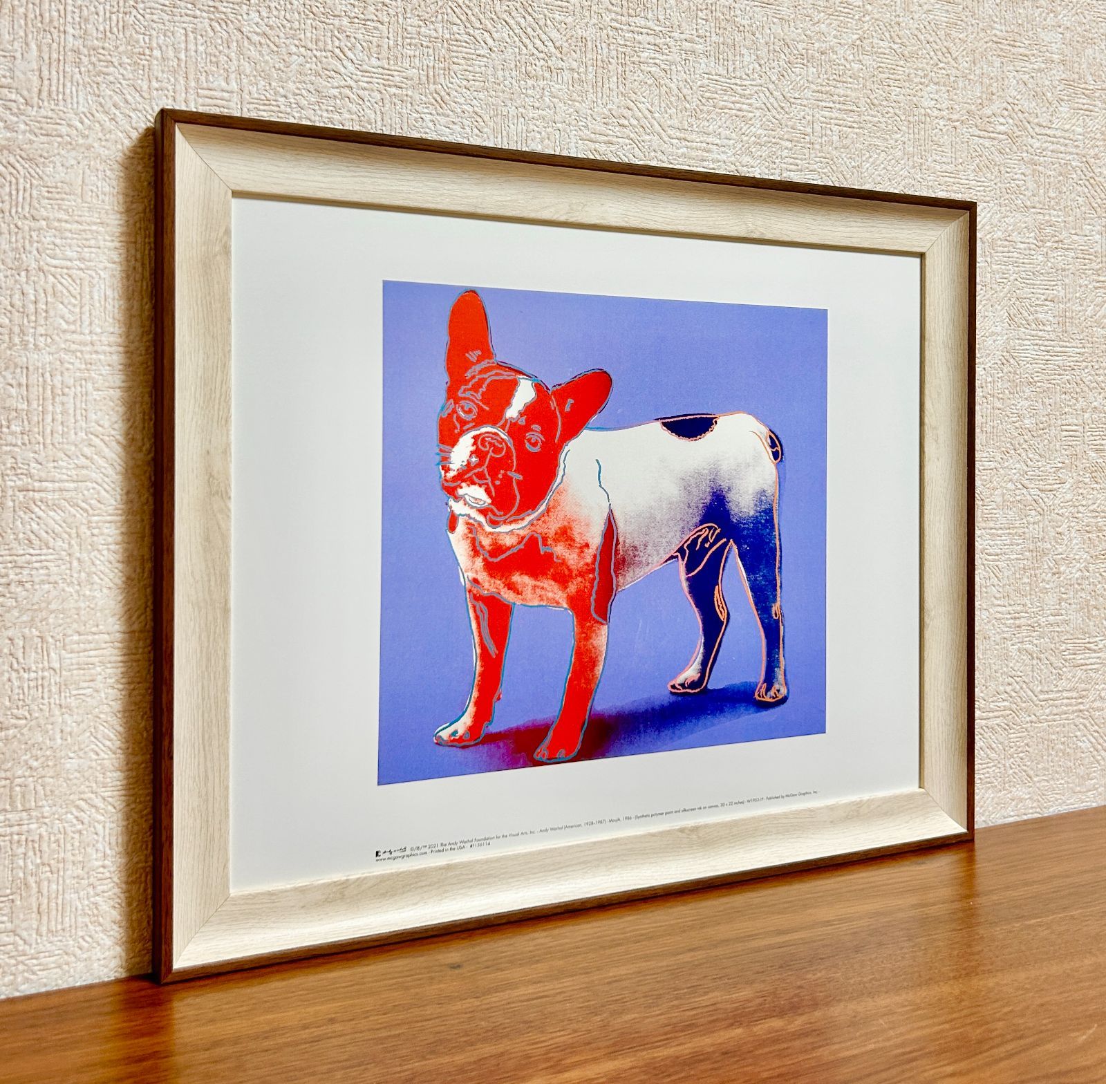 新品☆額縁付アートポスター(BRUCE MCGAW GRAPHICS)☆アンディ