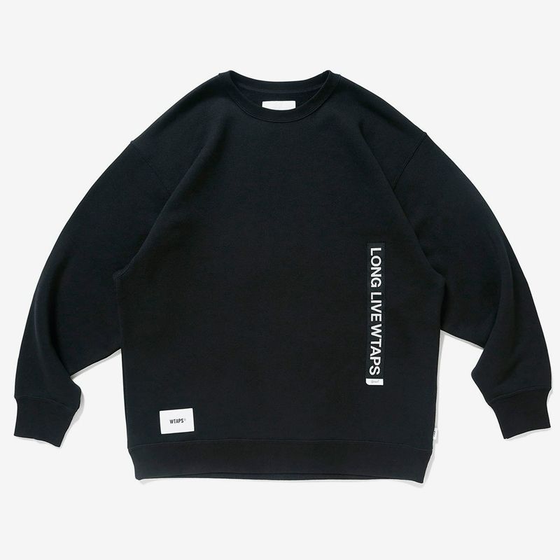 02 LLW スウェット Long Live Wtaps ZORN wtaps LLW SWEATER COTTON BLACK