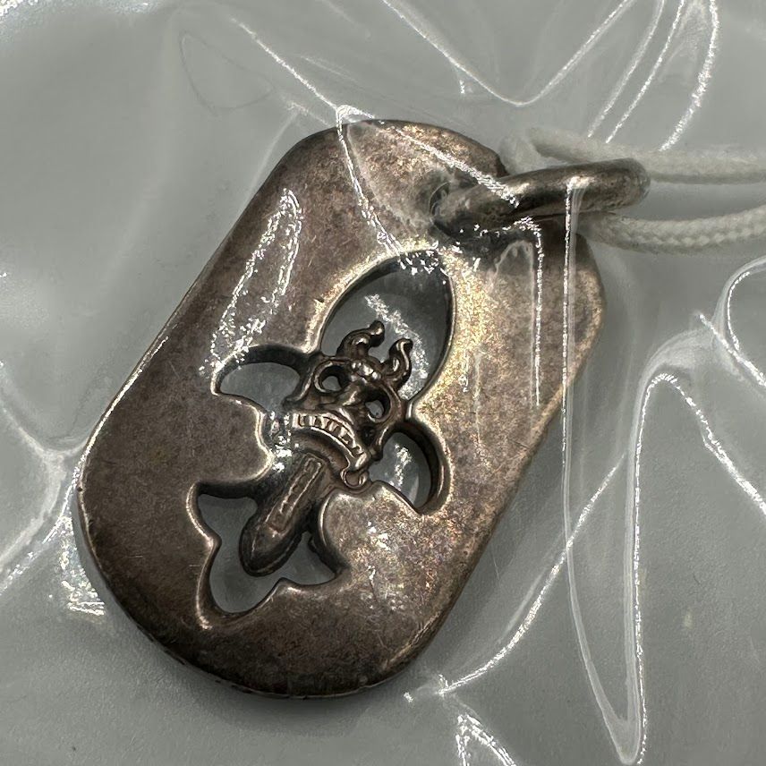 初期 CHROME HEARTS クロムハーツ　フレアラージ　ドックタグ 楽天市場】クロムハーツ Chrome Hearts ドッグタグ BSフレア NYC