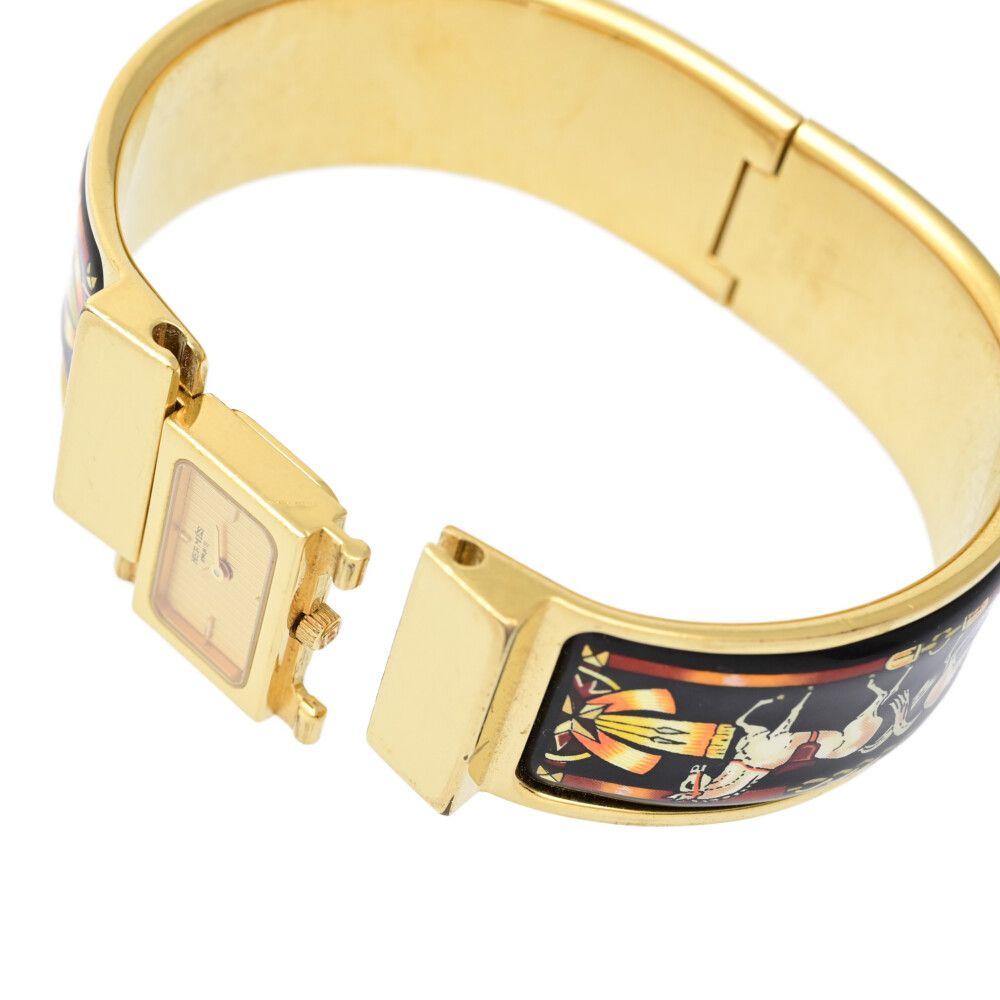 稼働 イヴサンローラン 腕時計 ローマインデックス カットガラス 2針 594 稼働 イヴサンローラン 腕時計 ローマインデックス カットガラス