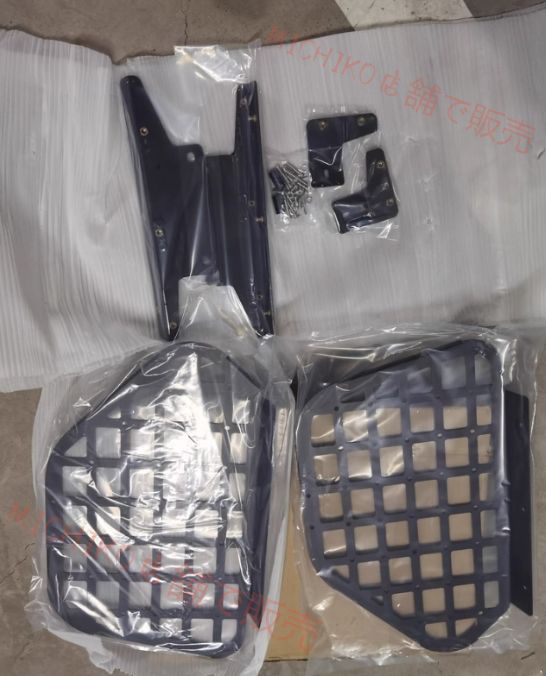 ランドクルーザープラド 150系 2009- アルミニウム リアトランク 収納パネル アウトドア便利 サイド2個セット FFCRYSTALESIA_COM