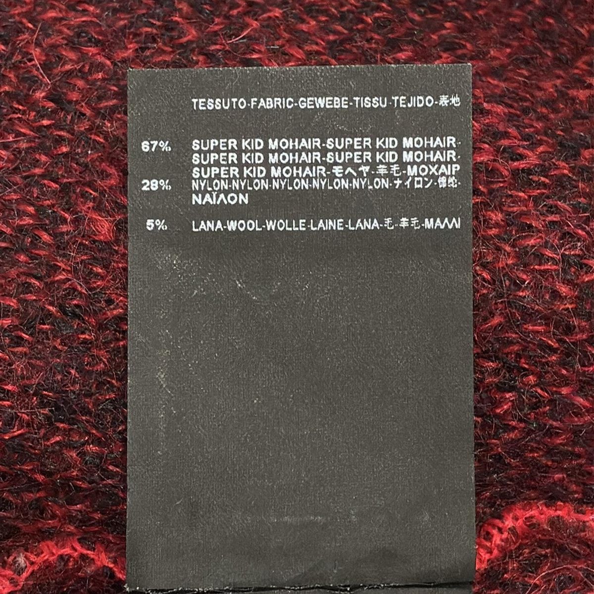 レッド×黒 クルーネック|ハート