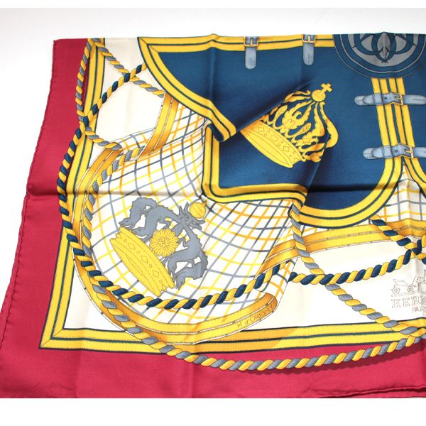 HERMES　エルメス　スカーフ　カレ90　GRANDE TENUE　馬の礼装 HERMES】エルメス カレ90 GRANDE TENUE 馬の礼装 スカーフ
