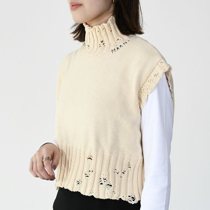 MARNI マルニ トップス ベスト コットンクロップドベスト 