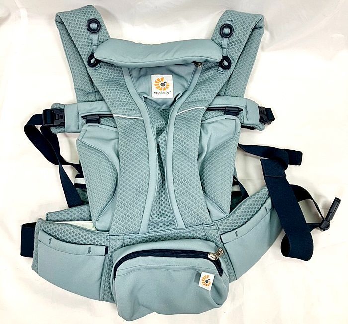 美品】エルゴベビー OMNI Breeze 抱っこ紐 スレートブルー