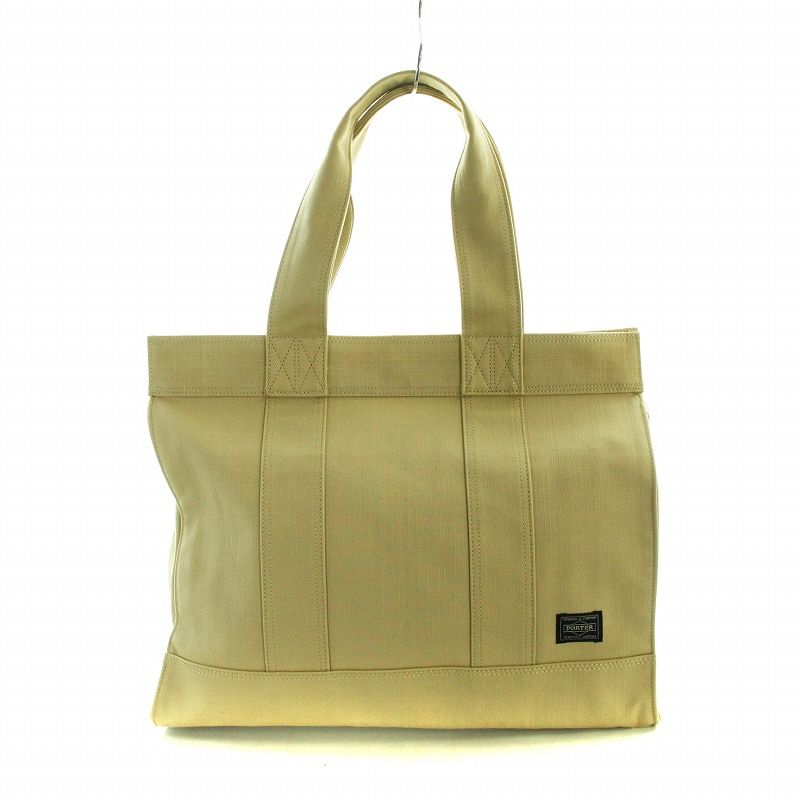 ポーター PORTER 吉田カバン サニー SUNNY トートバッグ キャンバス ロゴ ベージュ 586-06584 GY18 /MQ