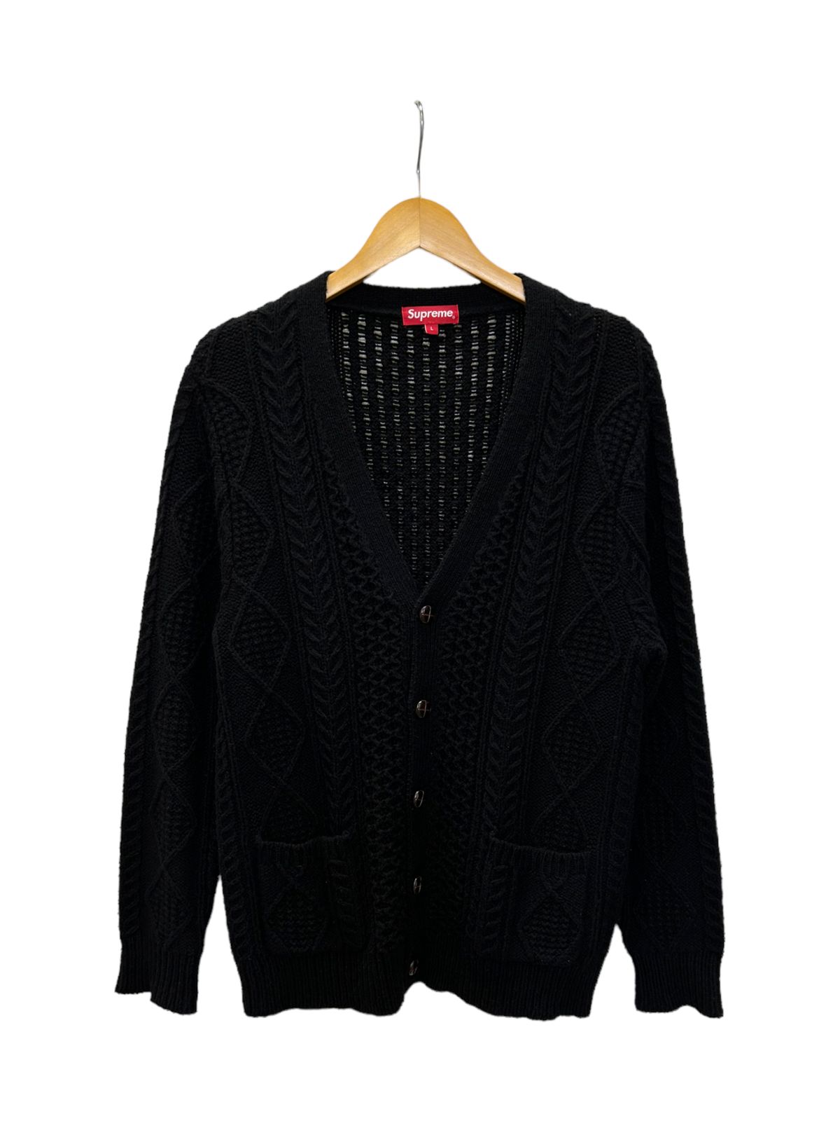 Supreme (シュプリーム) CABLE KNIT CARDIGAN ケーブルニット