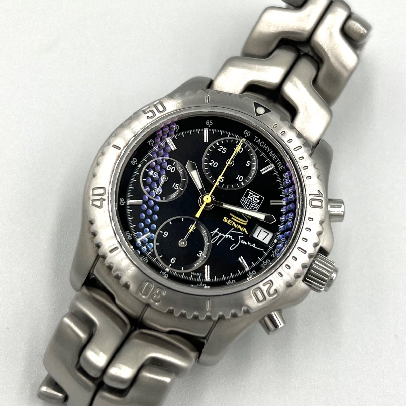 ☆美品！TAG HEUER タグホイヤー リンク CT5114 アイルトンセナ