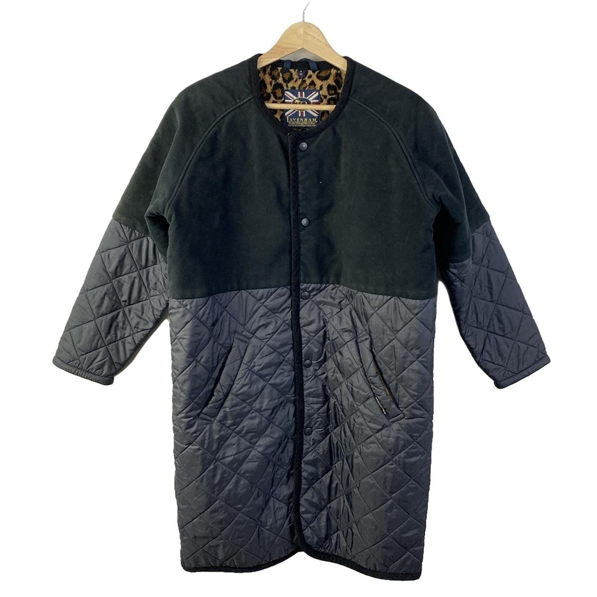 LAVENHAM ラベンハム コート サイズ36 S レディース - 黒 長袖|ジャーナルスタンダードレリューム別注|18AW|キルティング|裏ボア|秋|冬