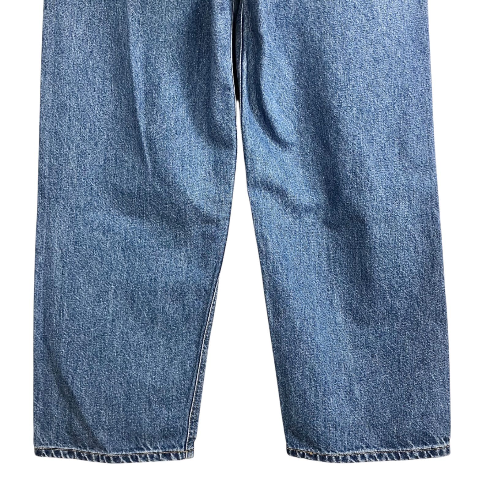 FASHIRU × SOMETHING baggy fit Jeans 0 ブルー 青 ファシル