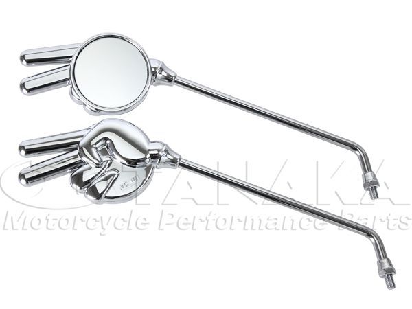 [ca1690]じゃんけんミラー　チョキ　メッキ