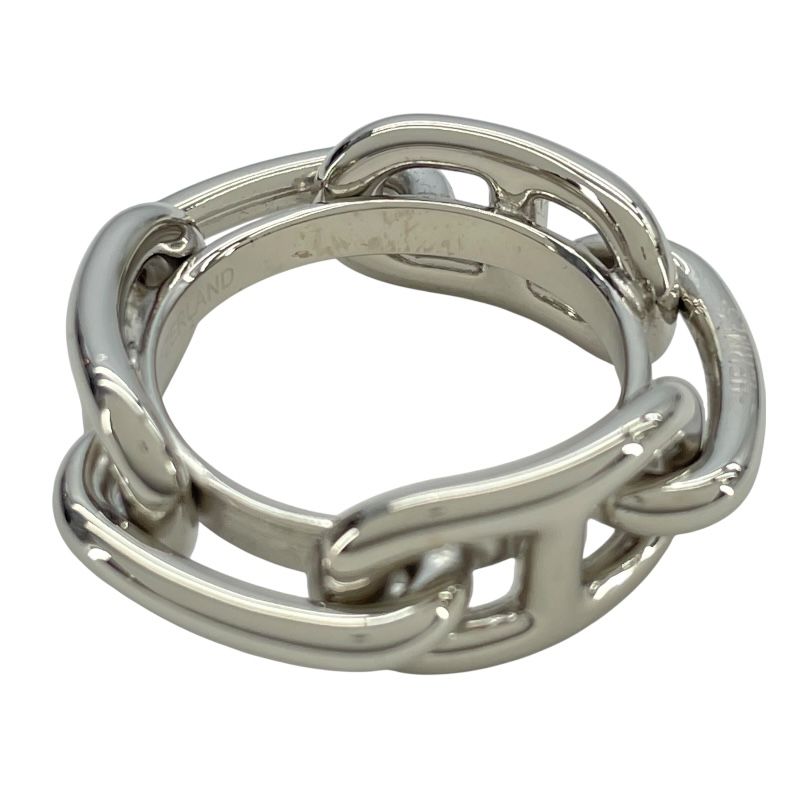 エルメス HERMES ルカデスカーフリング シルバー メタル レディース  