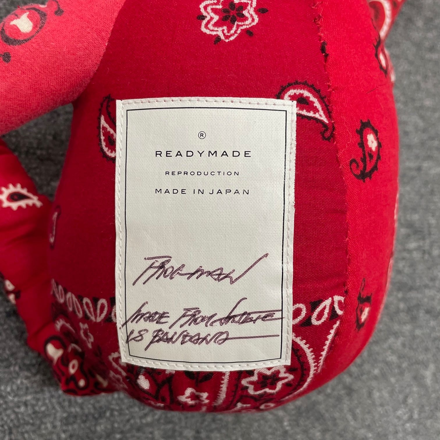 READY MADE BANDANA FROG MANフロッグマンレディメイド READYMADE BANDANA FROG MAN (NAVY ASORT) - レディメイドの公式