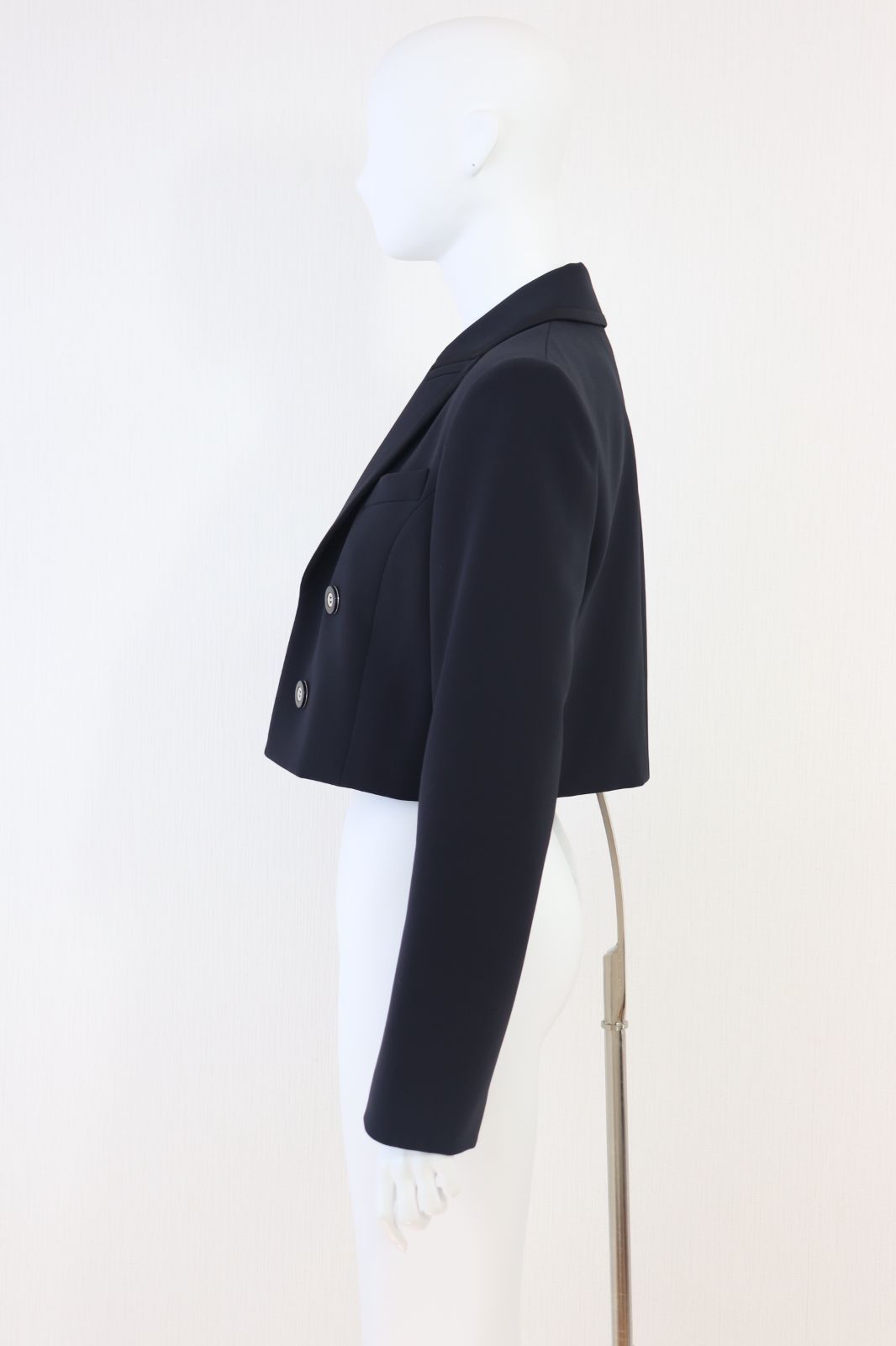 FOXEYジャケット黒 FOXEY フォクシー ダイヤモンドシェイプ ニットトップス ダイヤ