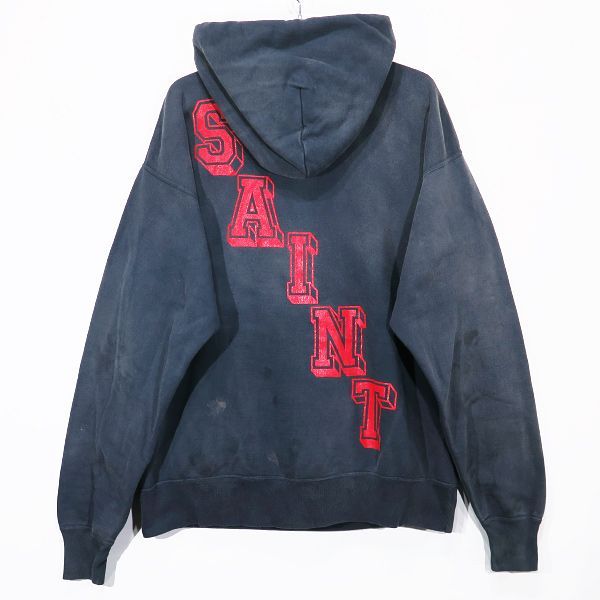 SAINT Mxxxxxx セント マイケル HOODIE/ANGEL SM-YS8-0000-034 フーディー エンジェル ブラック SAINT  MICHAEL トップス プルオーバー パーカー - メルカリ