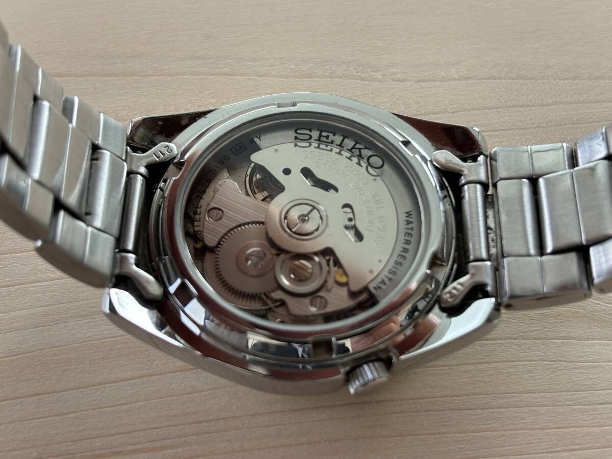 SEIKO 自動巻き時計 シルバー/ブルー　7S26-02E0 セイコー5 Yahoo!オークション -「7s26-02e0」の落札相場・落札価格