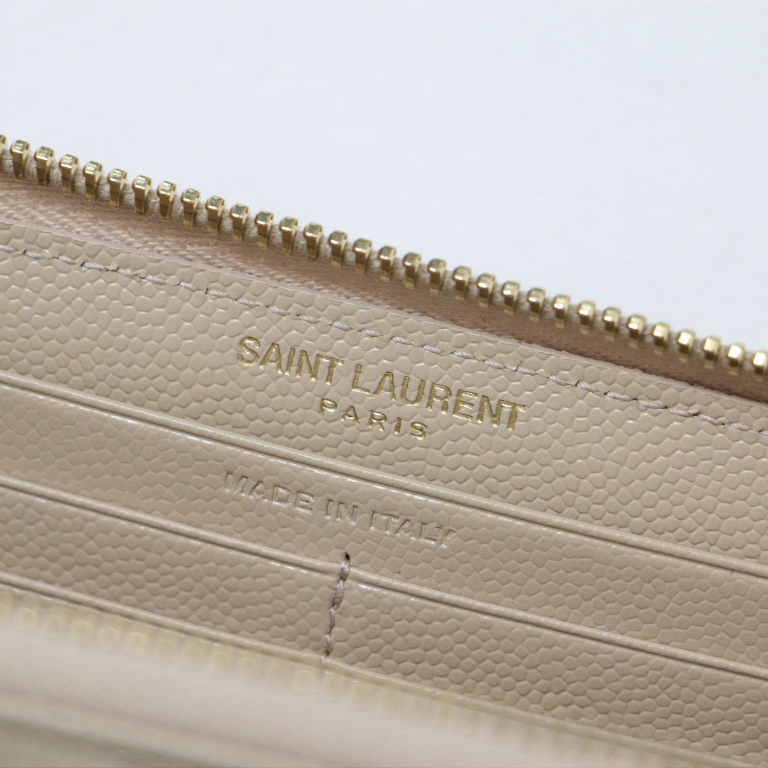 美品 SAINT LAURENT PARIS サンローラン パリ レザー 長財布 ロング 