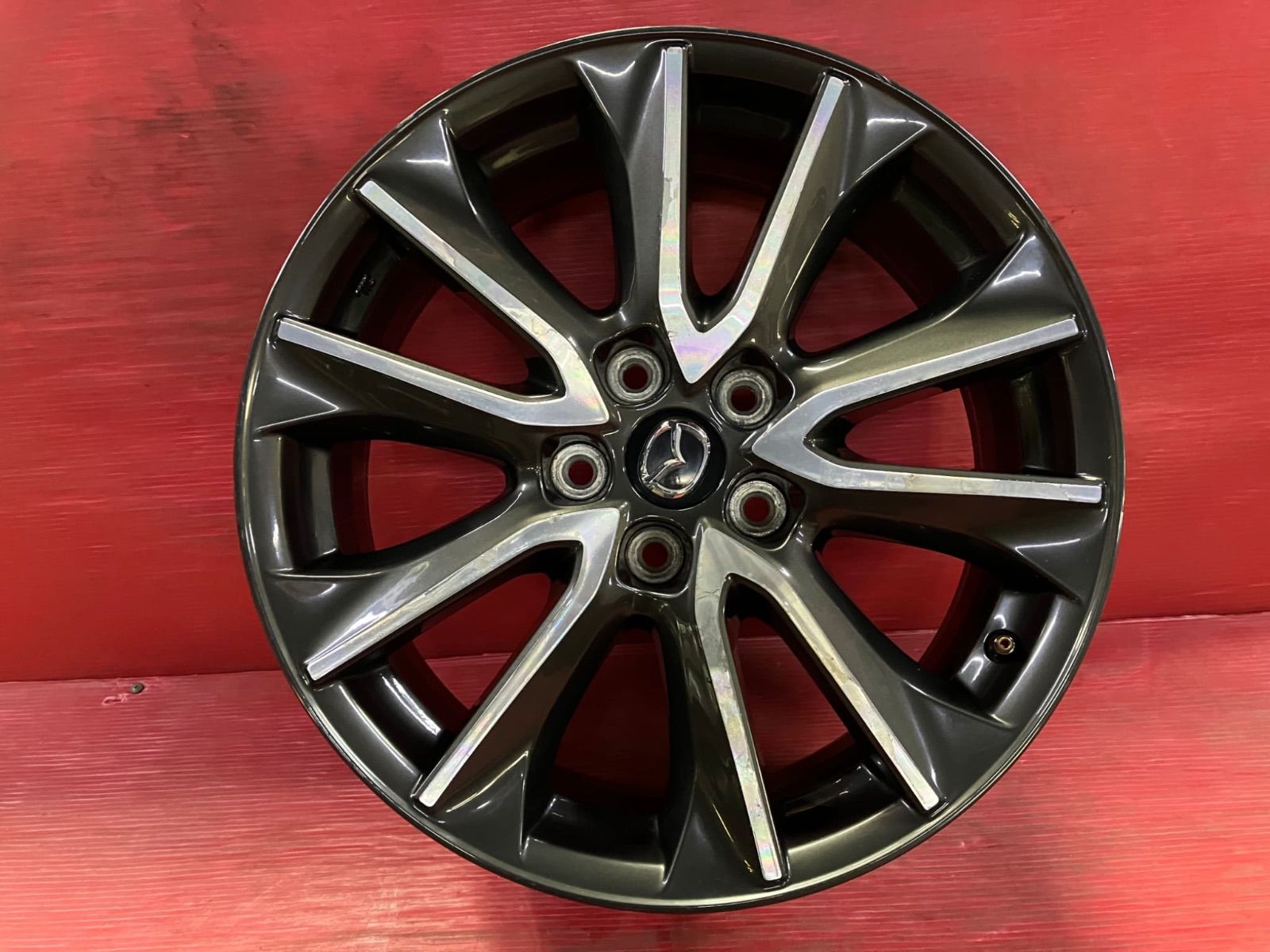 7J-18インチ 5H114.3 +45 マツダ CX-30 純正 中古 アルミ ホイール CX-5