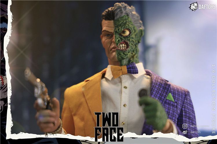 DAFTOYS 1/6 トゥーフェイス バットマン 漫画 風 F06 BATMAN TWO FACE - メルカリ