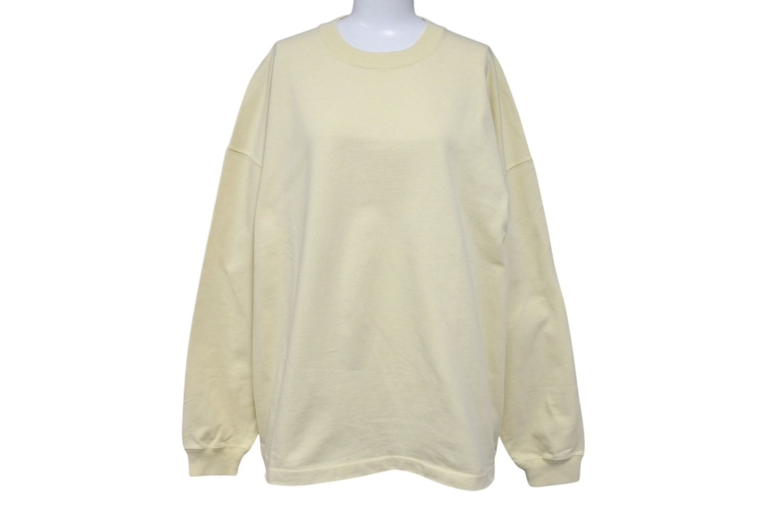 ［値下げ］Bottega Veneta ホワイト長袖カットソー L ボッテガ・ヴェネタ BOTTEGA VENETA 長袖Tシャツ メンズ 48