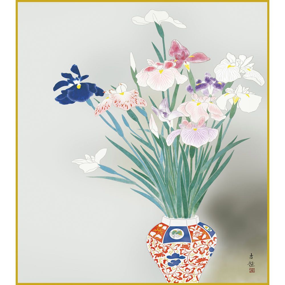 小林古径 木版画 赤絵 静物画 版画 絵画 額装　F 小林古径 木版画 赤絵 静物画 版画 絵画 額装 F - メルカリ