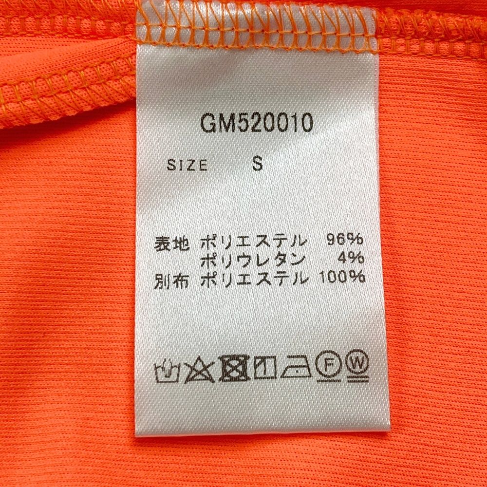 サイズ：S HERG1 エルグワン ハイネック 長袖Tシャツ オレンジ系
